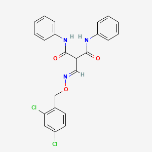 2-({[(2,4-dichlorobenzyl)oxy]imino}methyl)-N~1~,N~3~-diphenylmalonamide