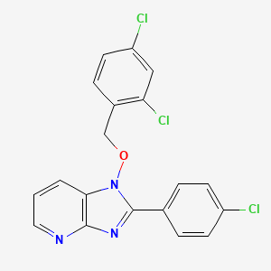 2-(4-chlorophenyl)-1-[(2,4-dichlorobenzyl)oxy]-1H-imidazo[4,5-b]pyridine