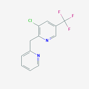 3-Chloro-2-(2-pyridinylmethyl)-5-(trifluoromethyl)pyridine