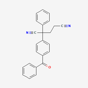 2-(4-Benzoylphenyl)-2-phenylpentanedinitrile