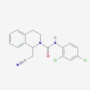 1-(cyanomethyl)-N-(2,4-dichlorophenyl)-3,4-dihydro-2(1H)-isoquinolinecarboxamide