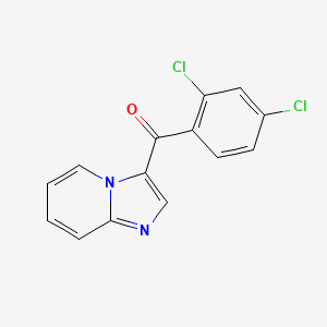 molecular formula C14H8Cl2N2O B3036186 (2,4-二氯苯基)(咪唑并[1,2-a]吡啶-3-基)甲酮 CAS No. 339013-21-7