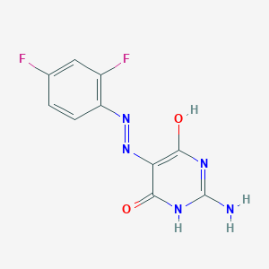 2-Amino-5-[2-(2,4-difluorophenyl)diazenyl]-4,6-pyrimidinediol