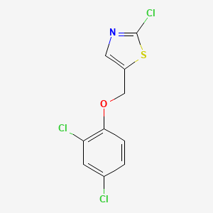 2-Chloro-5-[(2,4-dichlorophenoxy)methyl]-1,3-thiazole