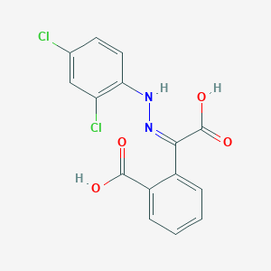 2-[(Z)-C-Carboxy-N-(2,4-dichloroanilino)carbonimidoyl]benzoic acid