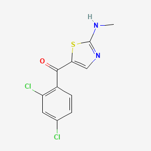 (2,4-Dichlorophenyl)(2-(methylamino)-1,3-thiazol-5-yl)methanone
