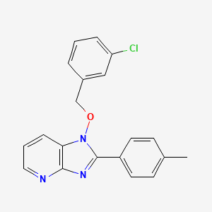 1-[(3-chlorobenzyl)oxy]-2-(4-methylphenyl)-1H-imidazo[4,5-b]pyridine