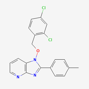 1-[(2,4-dichlorobenzyl)oxy]-2-(4-methylphenyl)-1H-imidazo[4,5-b]pyridine