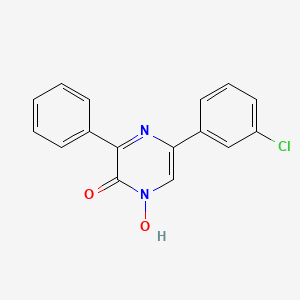 5-(3-chlorophenyl)-1-hydroxy-3-phenyl-2(1H)-pyrazinone