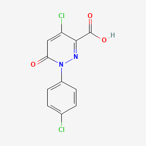 4-Chloro-1-(4-chlorophenyl)-6-oxo-1,6-dihydro-3-pyridazinecarboxylic acid