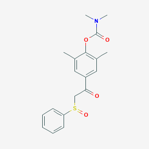 2,6-dimethyl-4-[2-(phenylsulfinyl)acetyl]phenyl N,N-dimethylcarbamate