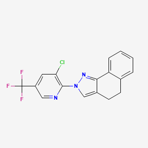 2-(3-Chloro-5-(trifluoromethyl)-2-pyridinyl)-4,5-dihydro-2H-benzo[g]indazole