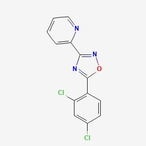 2-[5-(2,4-Dichlorophenyl)-1,2,4-oxadiazol-3-yl]pyridine
