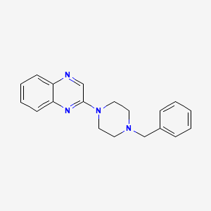 molecular formula C19H20N4 B3036335 2-(4-Benzylpiperazin-1-yl)quinoxaline CAS No. 339104-76-6