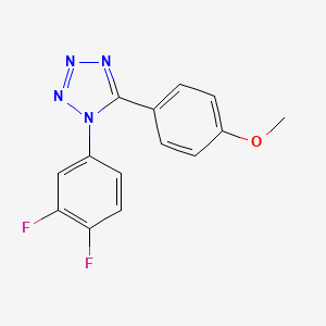 1-(3,4-difluorophenyl)-5-(4-methoxyphenyl)-1H-1,2,3,4-tetraazole