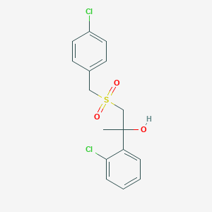 1-[(4-Chlorobenzyl)sulfonyl]-2-(2-chlorophenyl)-2-propanol