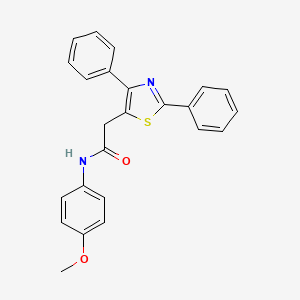 2-(2,4-diphenyl-1,3-thiazol-5-yl)-N-(4-methoxyphenyl)acetamide