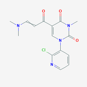 1-(2-chloro-3-pyridinyl)-5-[3-(dimethylamino)acryloyl]-3-methyl-2,4(1H,3H)-pyrimidinedione