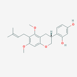 molecular formula C22H26O5 B030364 Glyasperin D CAS No. 142561-10-2