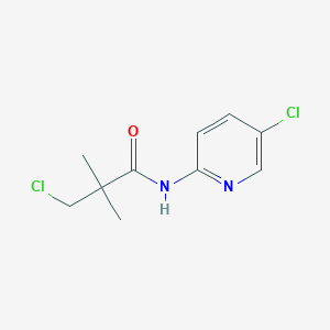 molecular formula C10H12Cl2N2O B3036408 3-氯-N-(5-氯吡啶-2-基)-2,2-二甲基丙酰胺 CAS No. 341965-88-6