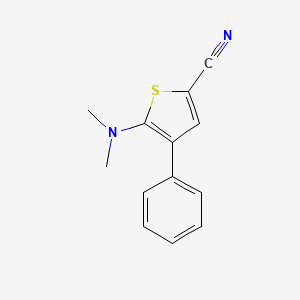 5-(Dimethylamino)-4-phenyl-2-thiophenecarbonitrile