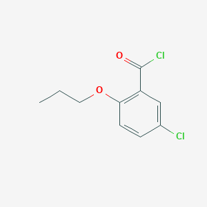 molecular formula C10H10Cl2O2 B3036459 5-Chloro-2-propoxybenzoyl chloride CAS No. 343943-48-6