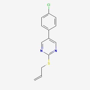 2-(Allylsulfanyl)-5-(4-chlorophenyl)pyrimidine