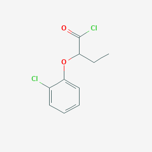 molecular formula C10H10Cl2O2 B3036493 2-(2-Chlorophenoxy)butanoyl chloride CAS No. 344410-82-8