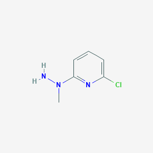 molecular formula C6H8ClN3 B3036494 1-(6-氯吡啶-2-基)-1-甲基肼 CAS No. 34506-56-4