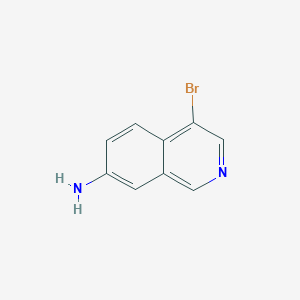 molecular formula C9H7BrN2 B3036510 4-Bromoisoquinolin-7-amine CAS No. 347146-30-9