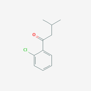 molecular formula C11H13ClO B3036514 1-(2-Chlorophenyl)-3-methyl-1-butanone CAS No. 348168-03-6