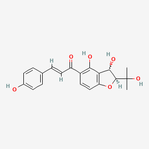 molecular formula C20H20O6 B3036523 Brosimacutin G CAS No. 350221-50-0