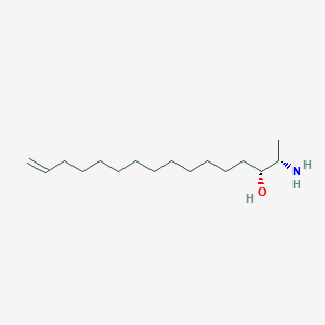 molecular formula C16H33NO B3036527 Obscuraminol F CAS No. 350485-01-7
