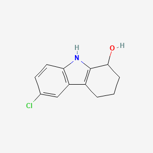 molecular formula C12H12ClNO B3036538 6-chloro-2,3,4,9-tetrahydro-1H-carbazol-1-ol CAS No. 352553-26-5