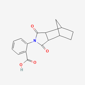 molecular formula C16H15NO4 B3036541 2-(1,3-dioxooctahydro-2H-4,7-methanoisoindol-2-yl)benzoic acid CAS No. 353524-19-3