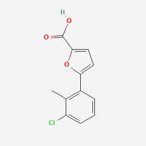 molecular formula C12H9ClO3 B3036543 5-(3-Chloro-2-methylphenyl)furan-2-carboxylic acid CAS No. 353761-03-2