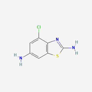 4-Chloro-1,3-benzothiazole-2,6-diamine