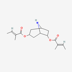 3,6-Ditigloyloxynortropane