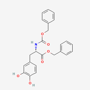 molecular formula C24H23NO6 B3036584 (S)-Benzyl 2-(((benzyloxy)carbonyl)amino)-3-(3,4-dihydroxyphenyl)propanoate CAS No. 37169-42-9