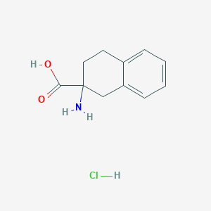 2-Amino-1,2,3,4-tetrahydronaphthalene-2-carboxylic acid hydrochloride