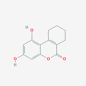 molecular formula C13H12O4 B3036587 1,3-二羟基-7,8,9,10-四氢-6H-苯并[c]色满-6-酮 CAS No. 3722-45-0