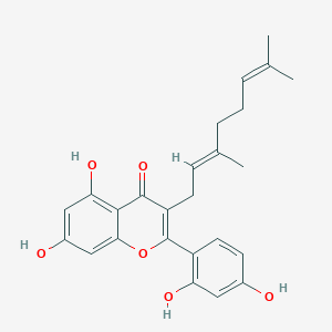 5,7,2',4'-Tetrahydroxy-3-geranylflavone