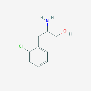 molecular formula C9H12ClNO B3036596 2-Amino-3-(2-chlorophenyl)propan-1-ol CAS No. 37844-07-8