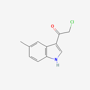 molecular formula C11H10ClNO B3036631 2-氯-1-(5-甲基-1H-吲哚-3-基)乙酮 CAS No. 38693-12-8