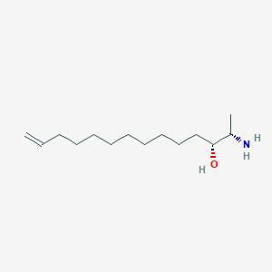 molecular formula C14H29NO B3036638 Halaminol A CAS No. 389125-56-8