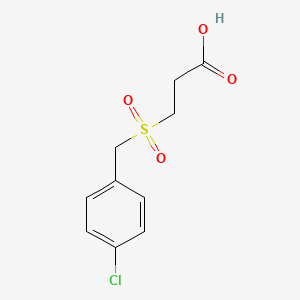 molecular formula C10H11ClO4S B3036648 3-(4-氯-苯甲磺酰基)-丙酸 CAS No. 392330-71-1