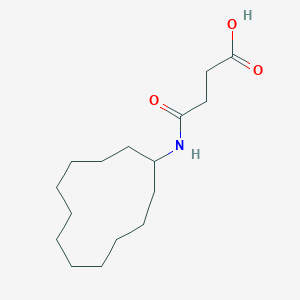molecular formula C16H29NO3 B3036650 4-(Cyclododecylamino)-4-oxobutanoic acid CAS No. 392714-62-4