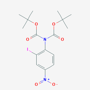 Bis(1,1-dimethylethyl)-(2-iodo-4-nitrophenyl) imidodicarbonate