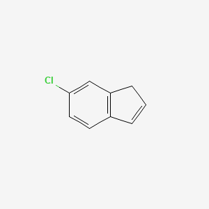 molecular formula C9H7Cl B3036656 6-chloro-1H-indene CAS No. 3970-52-3