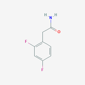 molecular formula C8H7F2NO B3036664 2-(2,4-二氟苯基)乙酰胺 CAS No. 399-34-8